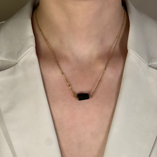 collier cléa labradorite doré