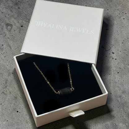 collier cléa labradorite doré